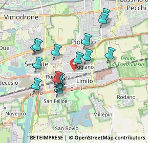 Mappa Via Consacrazione, 20096 Pioltello MI, Italia (1.66938)