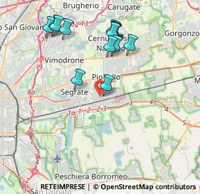 Mappa Via Consacrazione, 20096 Pioltello MI, Italia (4.04571)
