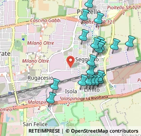 Mappa Via Consacrazione, 20096 Pioltello MI, Italia (0.9495)