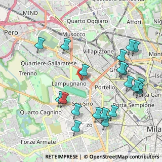 Mappa Via Isernia, 20148 Milano MI, Italia (2.358)