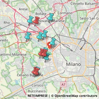 Mappa Via Isernia, 20148 Milano MI, Italia (3.46214)