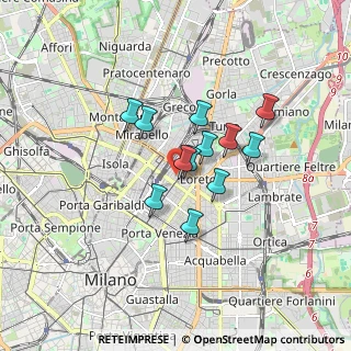 Mappa Via S. Giovanna D'arco, 20124 Milano MI, Italia (1.20083)