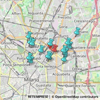 Mappa Via Privata Santa Giovanna D'Arco, 20124 Milano MI, Italia (1.44813)
