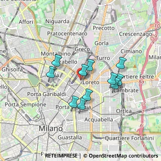 Mappa Via Privata Santa Giovanna D'Arco, 20124 Milano MI, Italia (1.45182)