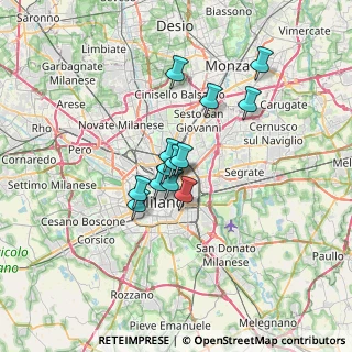 Mappa Via S. Giovanna D'arco, 20124 Milano MI, Italia (4.56308)