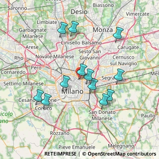 Mappa Via Privata Santa Giovanna D'Arco, 20124 Milano MI, Italia (7.1525)