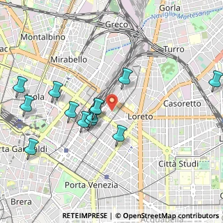 Mappa Via Privata Santa Giovanna D'Arco, 20124 Milano MI, Italia (1.01615)