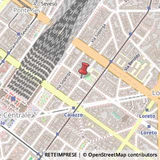 Mappa Via Mauro Macchi,  69, 20124 Milano, Milano (Lombardia)