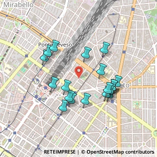 Mappa Via Privata Santa Giovanna D'Arco, 20124 Milano MI, Italia (0.4445)