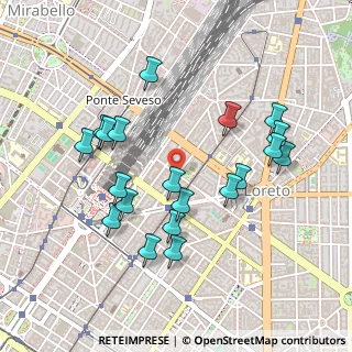 Mappa Via S. Giovanna D'arco, 20124 Milano MI, Italia (0.4755)