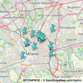 Mappa Viale Brianza, 20124 Milano MI, Italia (2.37857)