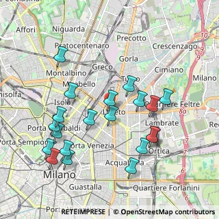 Mappa Viale Brianza, 20124 Milano MI, Italia (2.051)