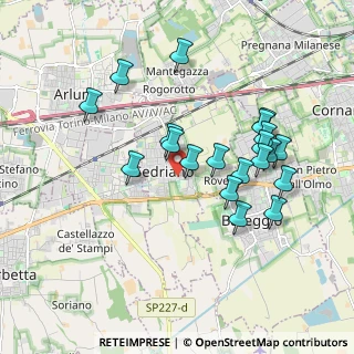 Mappa Via Leopoldo Fagnani, 20018 Sedriano MI, Italia (1.7705)