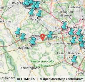 Mappa Via Leopoldo Fagnani, 20018 Sedriano MI, Italia (10.3805)