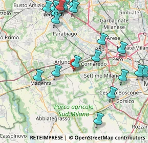 Mappa Via Leopoldo Fagnani, 20018 Sedriano MI, Italia (10.1235)