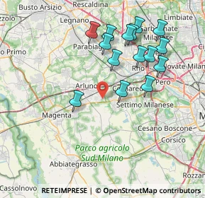 Mappa Via Leopoldo Fagnani, 20018 Sedriano MI, Italia (7.648)