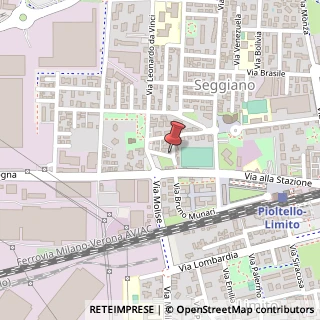 Mappa Via Seggiano, 24, 20096 Cassina de' Pecchi, Milano (Lombardia)