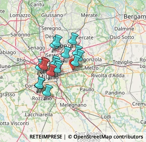 Mappa Via Seggiano, 20096 Pioltello MI, Italia (10.34722)