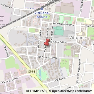 Mappa Via Francesco Baracca,  23, 20010 Vittuone, Milano (Lombardia)