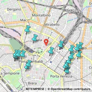 Mappa Palazzo Lombardia, 20124 Milano MI, Italia (1.314)