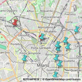 Mappa Via Francesco Carmagnola, 20159 Milano MI, Italia (2.68364)