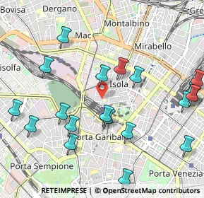 Mappa Via Francesco Carmagnola, 20159 Milano MI, Italia (1.216)