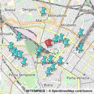 Mappa Via Francesco Carmagnola, 20159 Milano MI, Italia (1.0925)