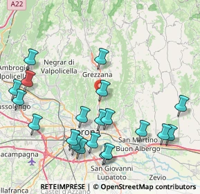 Mappa 37142 Verona VR, Italia (9.5585)