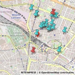 Mappa Via Guglielmo Pepe, 20159 Milano MI, Italia (0.4955)