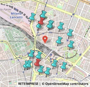 Mappa Via Guglielmo Pepe, 20159 Milano MI, Italia (0.5065)