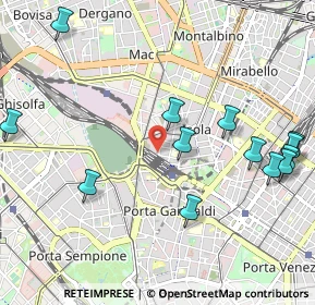 Mappa Via Guglielmo Pepe, 20159 Milano MI, Italia (1.23692)