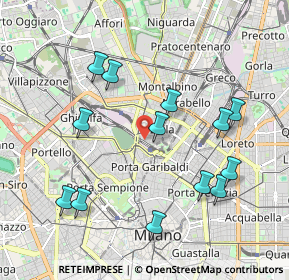 Mappa Via Guglielmo Pepe, 20159 Milano MI, Italia (2.05462)