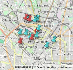 Mappa Via Guglielmo Pepe, 20159 Milano MI, Italia (1.402)