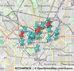 Mappa Via Guglielmo Pepe, 20159 Milano MI, Italia (1.196)