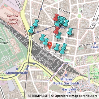 Mappa Via Guglielmo Pepe, 20159 Milano MI, Italia (0.21)