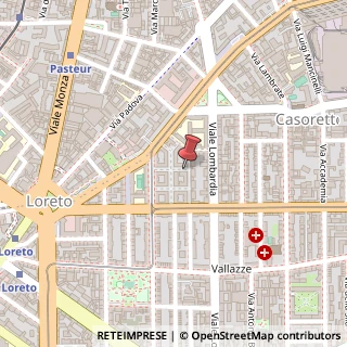 Mappa Via Nicola Antonio Porpora, 14, 20131 Milano, Milano (Lombardia)