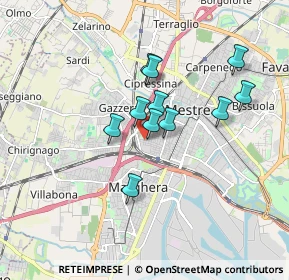 Mappa Via Decorati Al Valore Civile, 30171 Venezia VE, Italia (1.33455)