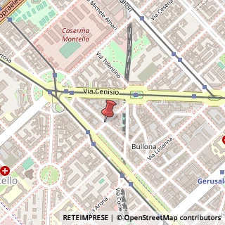 Mappa Via Ezio Biondi,  1, 20154 Milano, Milano (Lombardia)