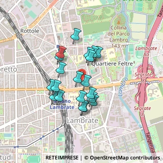 Mappa Via Ponte di Legno, 20134 Milano MI, Italia (0.351)
