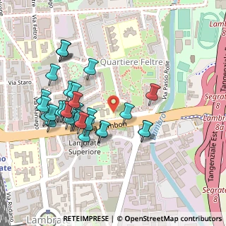 Mappa Via Rombon, 20134 Milano MI, Italia (0.23)
