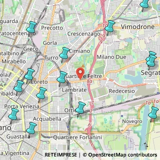 Mappa Via Rombon, 20134 Milano MI, Italia (3.21929)