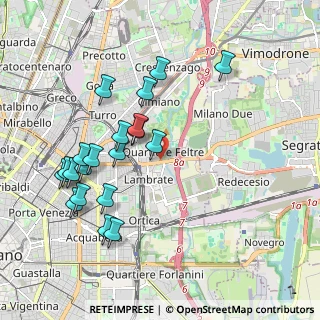 Mappa Via Rombon, 20134 Milano MI, Italia (2.0175)