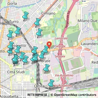Mappa Via Rombon, 20134 Milano MI, Italia (1.3045)