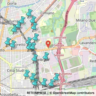 Mappa Via Rombon, 20134 Milano MI, Italia (1.38)