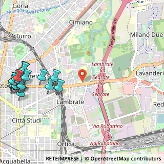 Mappa Via Rombon, 20134 Milano MI, Italia (1.5665)