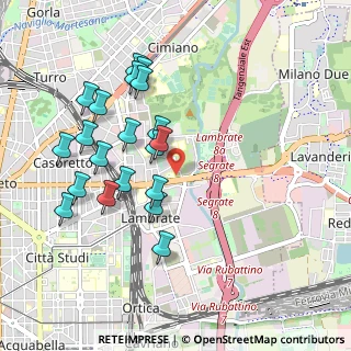 Mappa Via Rombon, 20134 Milano MI, Italia (0.9655)