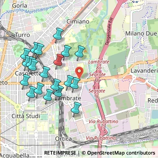 Mappa Via Rombon, 20134 Milano MI, Italia (1.0715)