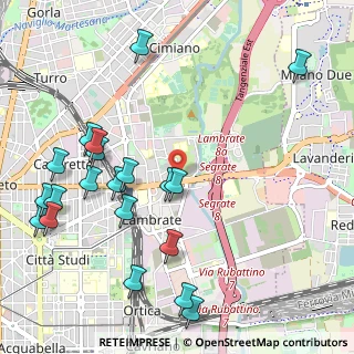 Mappa Via Rombon, 20134 Milano MI, Italia (1.2775)