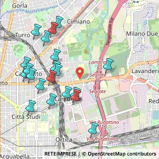 Mappa Via Rombon, 20134 Milano MI, Italia (1.158)