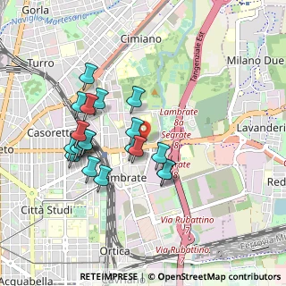 Mappa Via Rombon, 20134 Milano MI, Italia (0.8315)